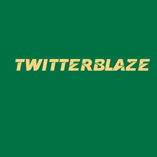 Logo da TWITTERBLAZE